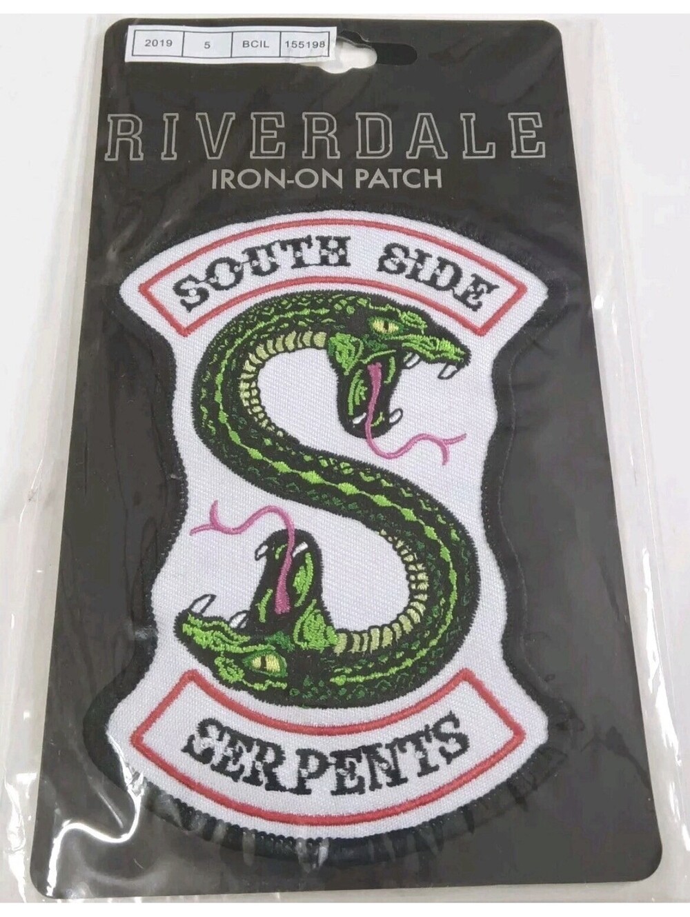 Riverdale Patch South Side Serpents Embroidered Iron On 3.25" X 5" Sealed NEW